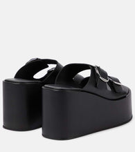 Coperni Leather platform sandals