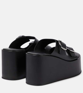Coperni Leather platform sandals