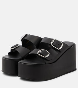 Coperni Leather platform sandals