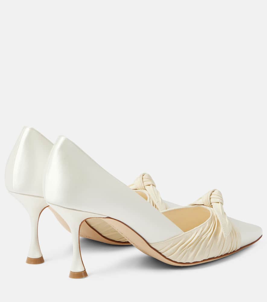 Manolo Blahnik Terka bow-detail satin pumps