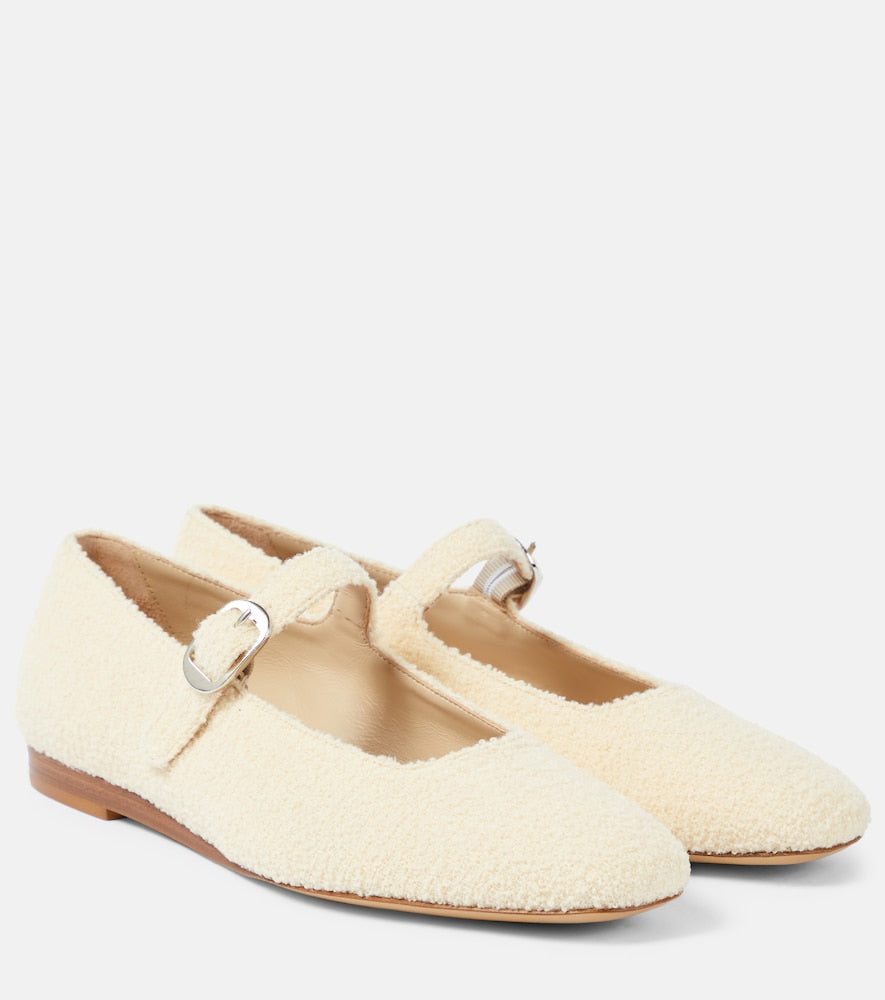 Le Monde Beryl Canvas Mary Jane flats