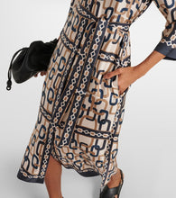 'S Max Mara Falesia printed twill midi dress