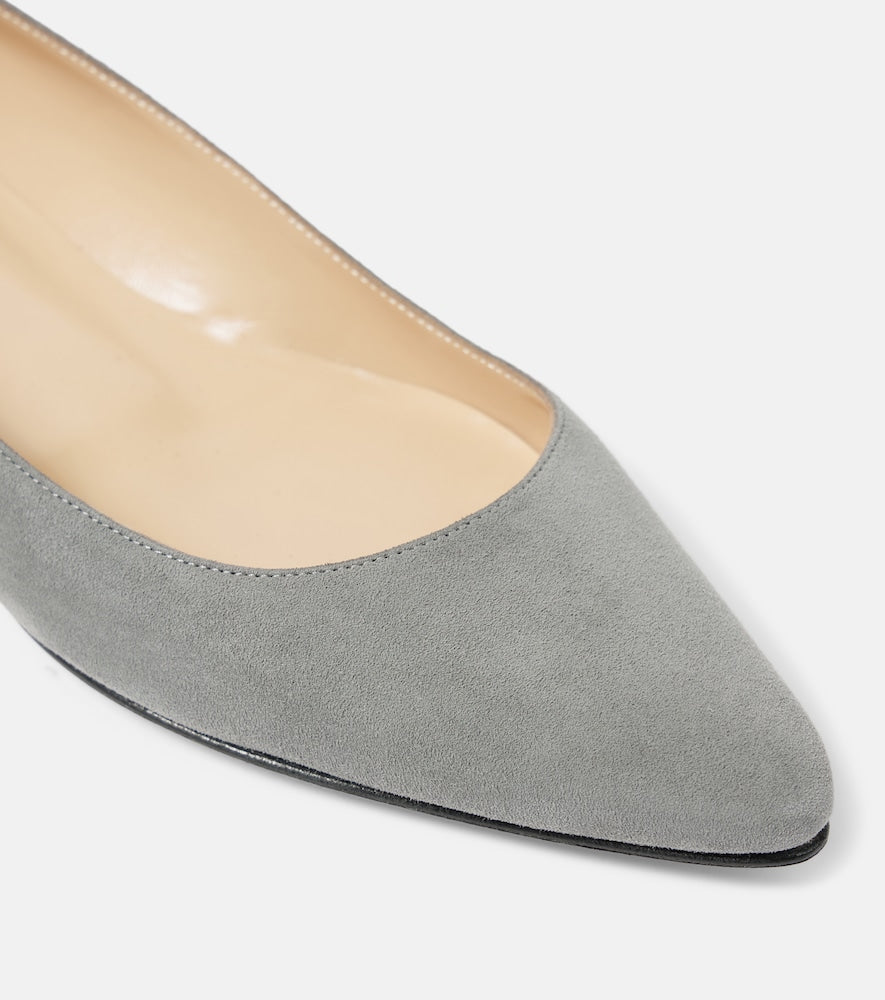 Manolo Blahnik Lanza BB suede ballet flats