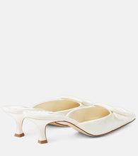 Manolo Blahnik Maysalebi 50 croc-effect leather mules