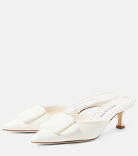 Manolo Blahnik Maysalebi 50 croc-effect leather mules