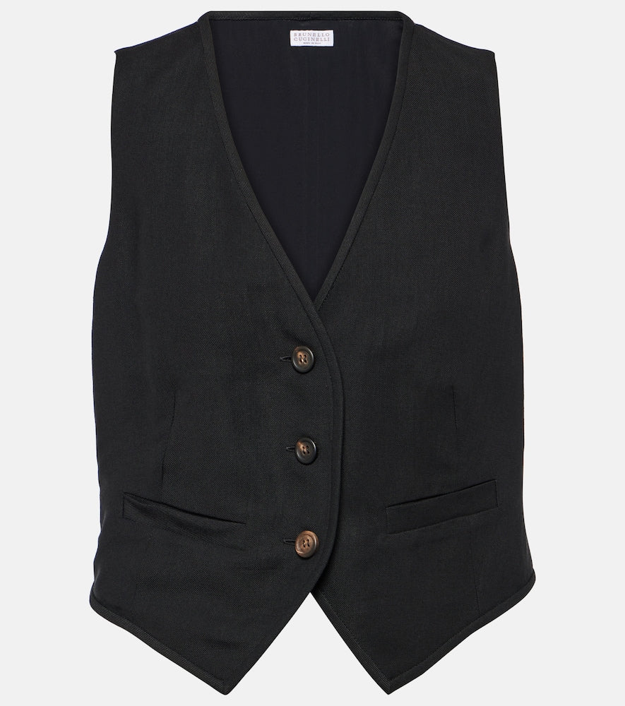 Brunello Cucinelli Single-breasted vest - Brunello Cucinelli 单排扣背心