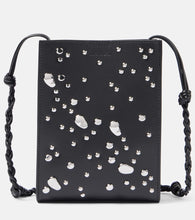 Jil Sander Tangle Small studded leather shoulder bag. Shop Jil Sander Crossbody Bags for women now.