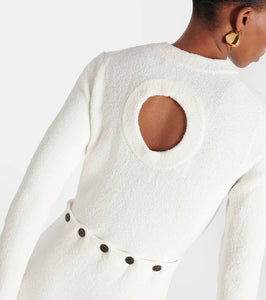 Proenza Schouler Lara cutout boucl√É¬© maxi dress