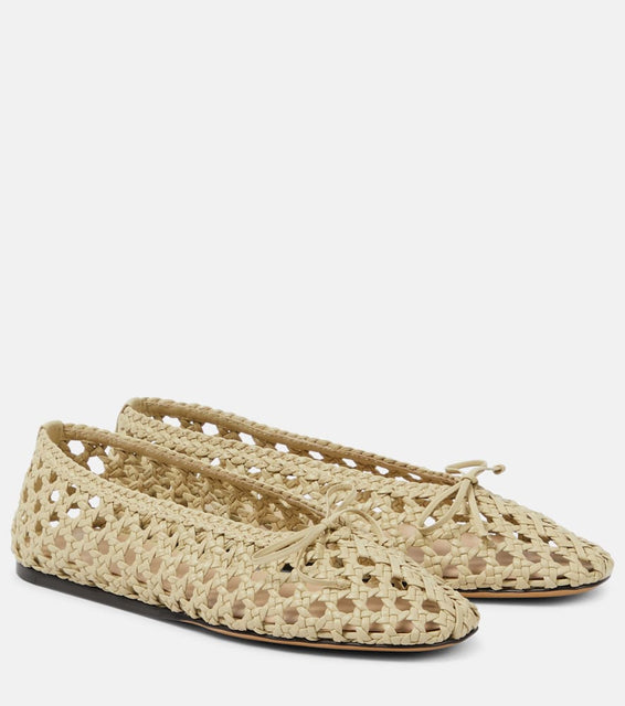 Le Monde B√É¬©ryl Regency woven leather ballet flats
