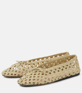 Le Monde B√É¬©ryl Regency woven leather ballet flats