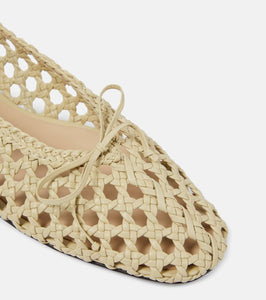 Le Monde B√É¬©ryl Regency woven leather ballet flats