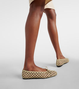 Le Monde B√É¬©ryl Regency woven leather ballet flats