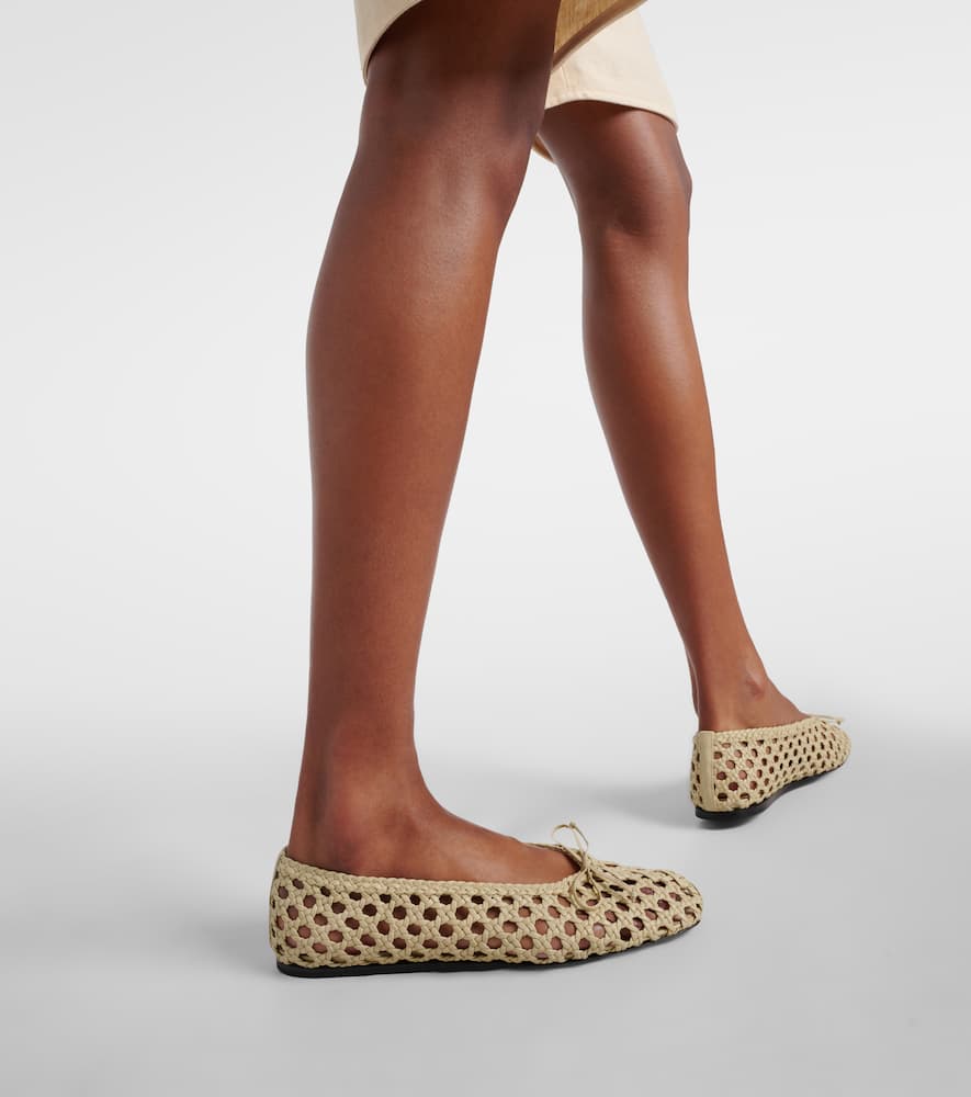 Le Monde B√É¬©ryl Regency woven leather ballet flats