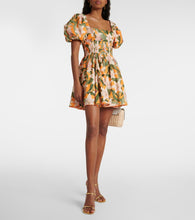 Agua by Agua Bendita Caramelo Lirio floral cotton minidress