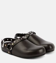 Stella McCartney Elyse studded faux leather clogs - Stella McCartney Elyse铆钉人造革木屐