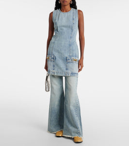 Stella McCartney Falabella metallic Mary Jane flats