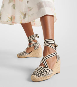 Zimmermann Sol 95 wedge espadrilles