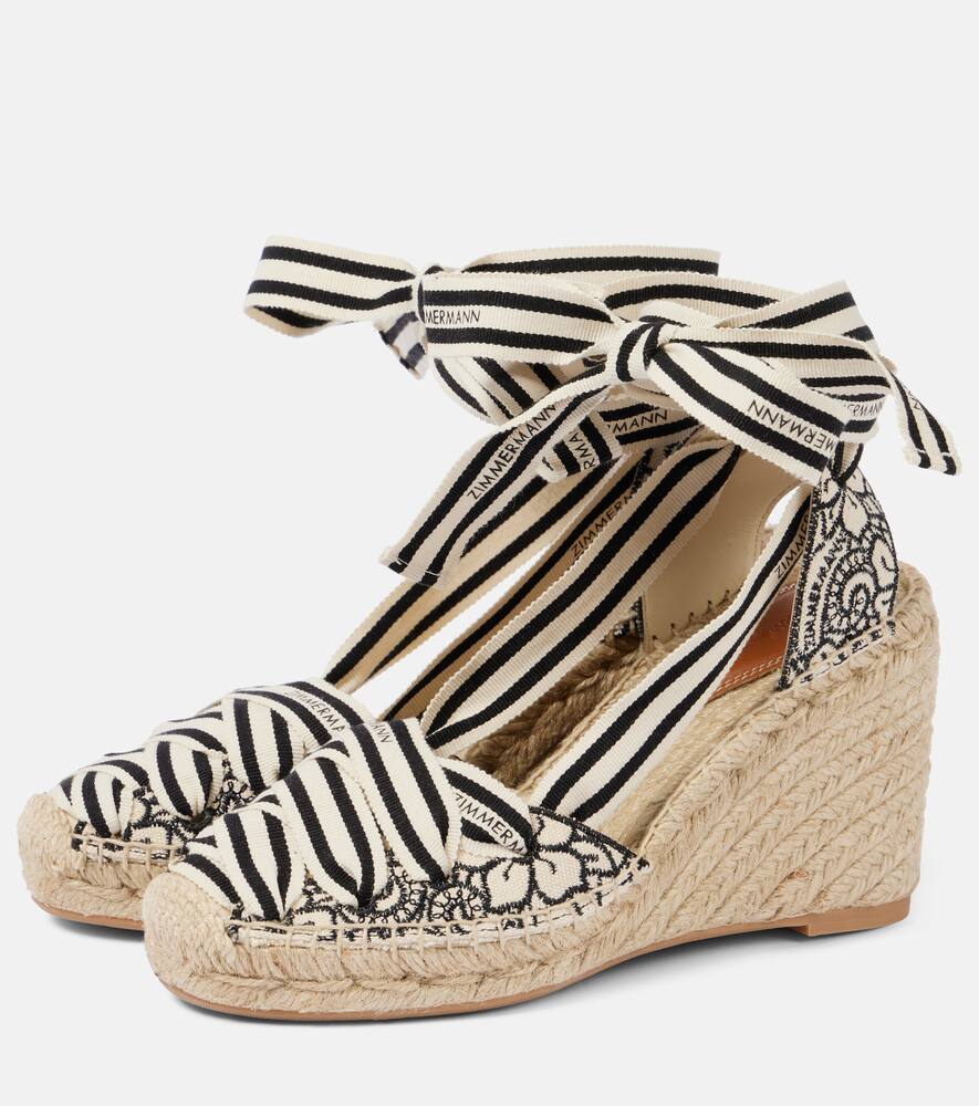 Zimmermann Sol 95 wedge espadrilles