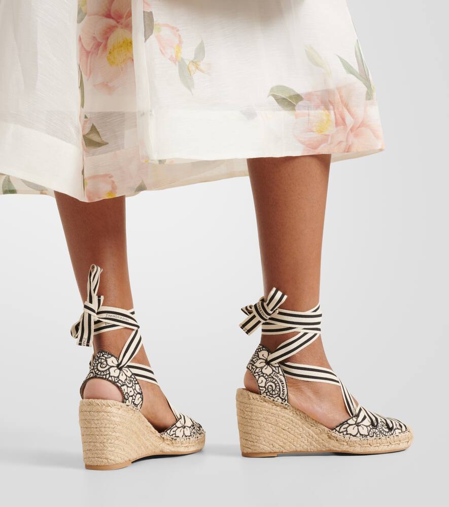 Zimmermann Sol 95 wedge espadrilles