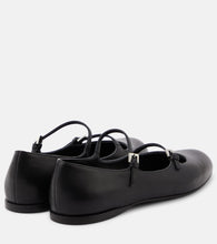 Max Mara Circus leather Mary Jane flats