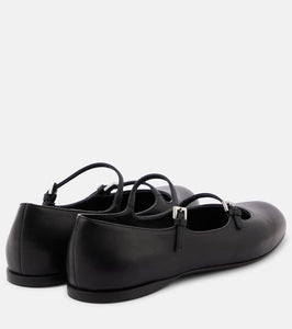 Max Mara Circus leather Mary Jane flats