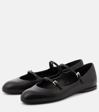 Max Mara Circus leather Mary Jane flats