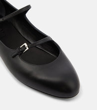 Max Mara Circus leather Mary Jane flats