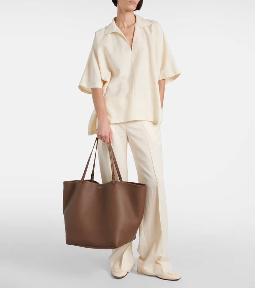 The Row Park XL leather tote bag