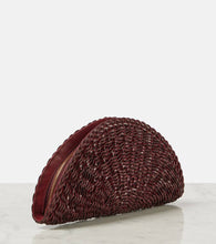 The Row Sunset woven leather clutch