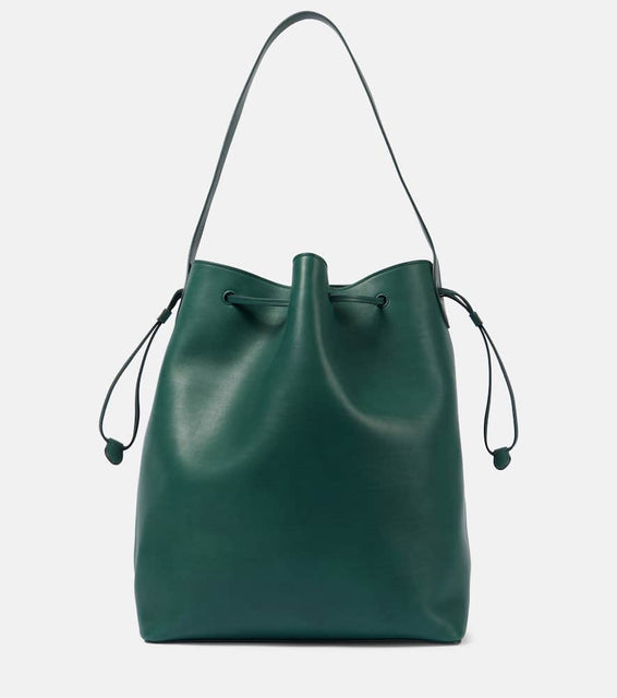The Row Belvedere leather bucket bag. Shop The Row Tote Bags for women now.