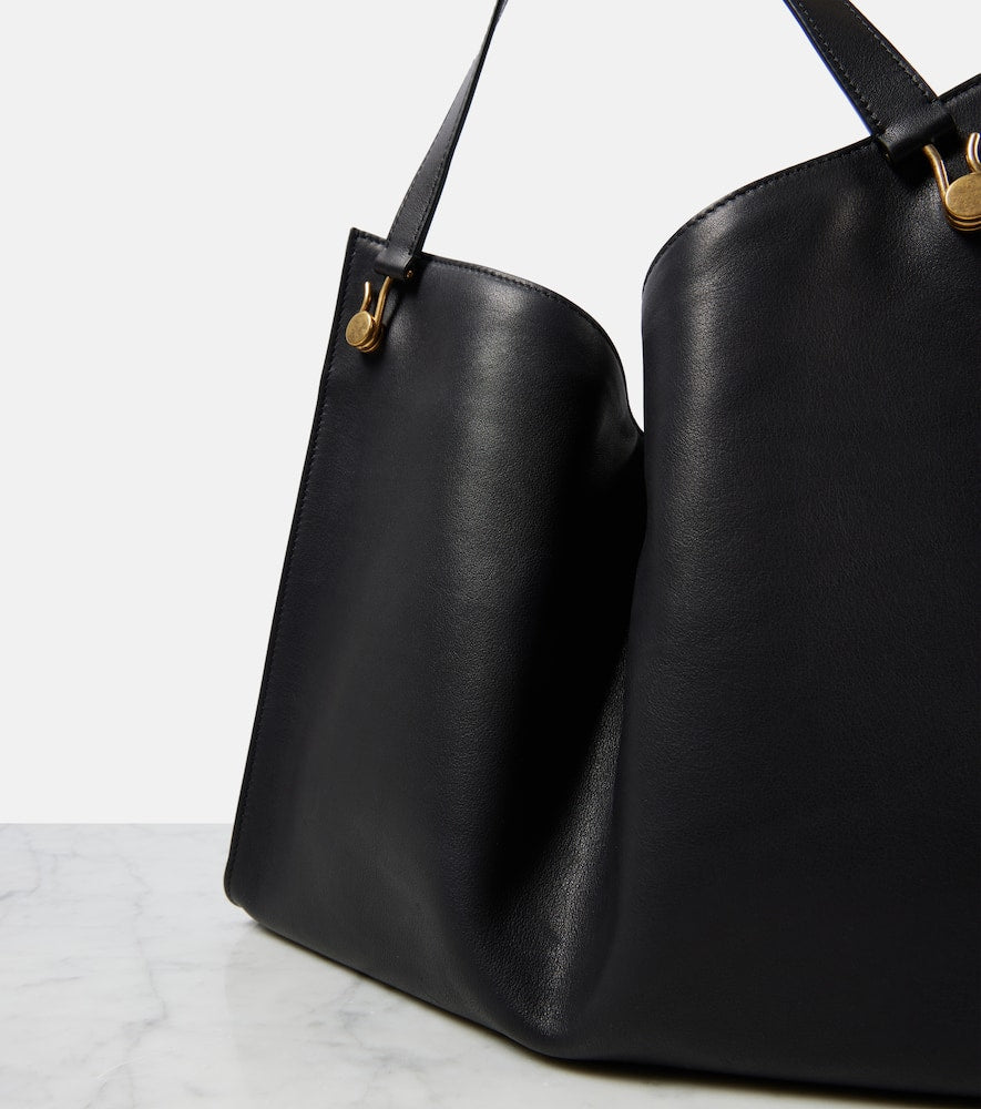 The Row Alexia leather tote bag