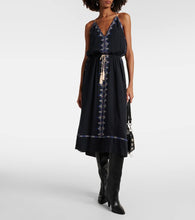 Marant Etoile Siana halterneck cotton midi dress