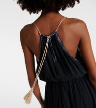 Marant Etoile Siana halterneck cotton midi dress