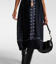 Marant Etoile Siana halterneck cotton midi dress