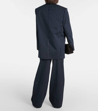 The Frankie Shop Aiden pinstripe twill blazer