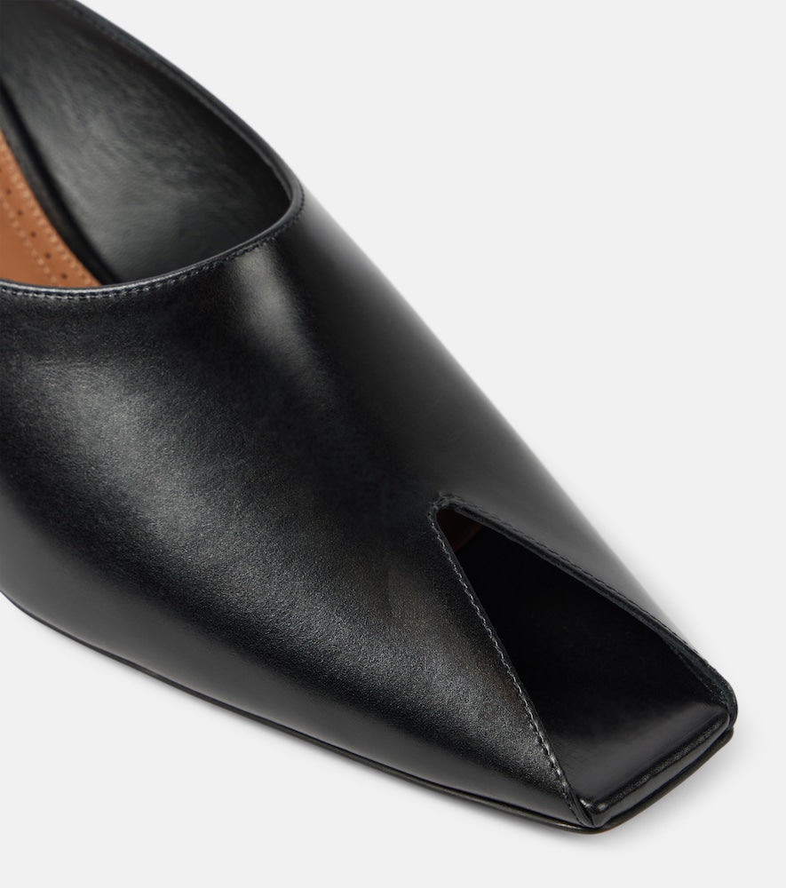 Alaia 55 leather mules