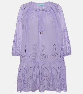 Melissa Odabash Ashley embroidered cotton kaftan