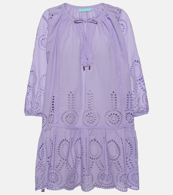 Melissa Odabash Ashley embroidered cotton kaftan