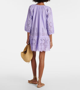 Melissa Odabash Ashley embroidered cotton kaftan