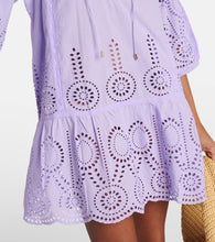 Melissa Odabash Ashley embroidered cotton kaftan