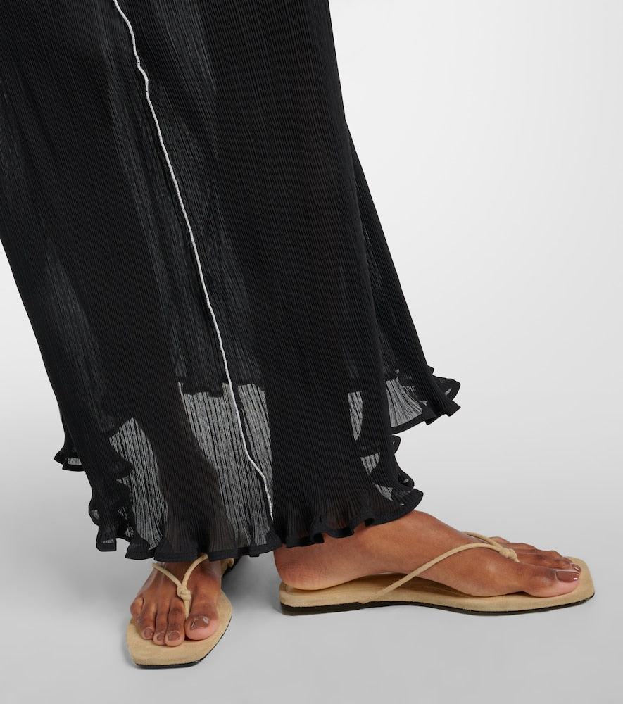 Toteme The Knot suede thong sandals