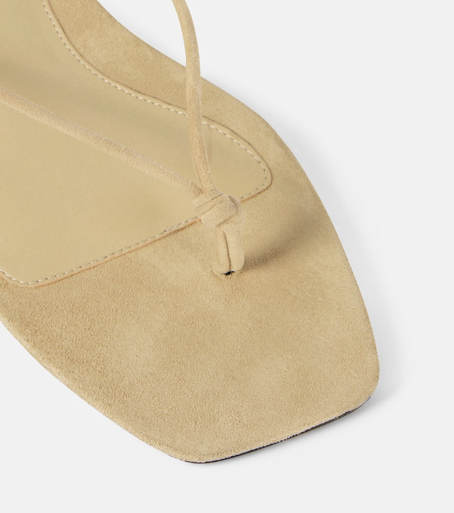 Toteme The Knot suede thong sandals