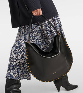 Isabel Marant Oskan studded leather shoulder bag