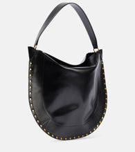 Isabel Marant Oskan studded leather shoulder bag