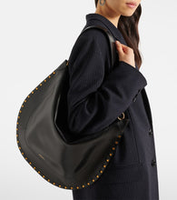Isabel Marant Oskan studded leather shoulder bag