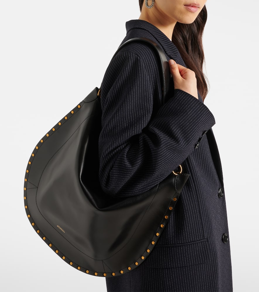 Isabel Marant Oskan studded leather shoulder bag