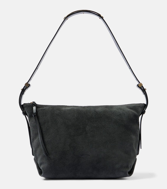 Isabel Marant Leyden suede shoulder bag. Shop Isabel Marant Shoulder Bags for women now.