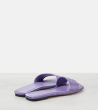Jimmy Choo Clovis embellished satin mules