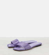 Jimmy Choo Clovis embellished satin mules
