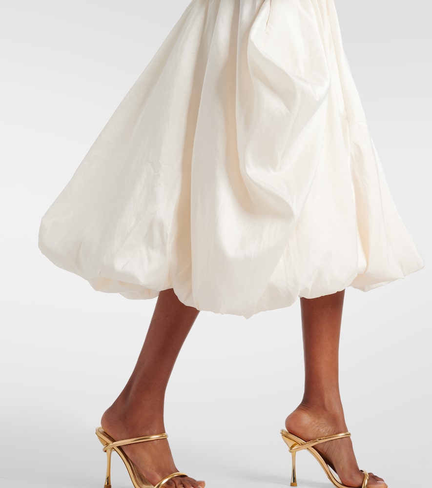 Simkhai Kenlie taffeta-trimmed midi dress